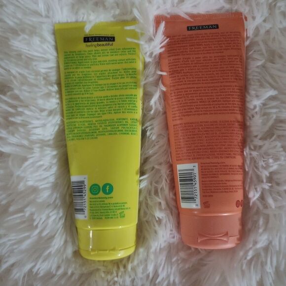 🆕😊Freeman Mint/Lemon and Sweet Tea/Lemon Face Masks Bundle of 2 - Picture 2 of 2